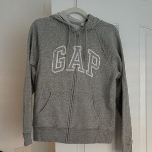 Women’s GAP Heather Gray Hoodie with Logo